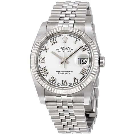 rolex datejust white gold mens|rolex datejust white gold bezel.